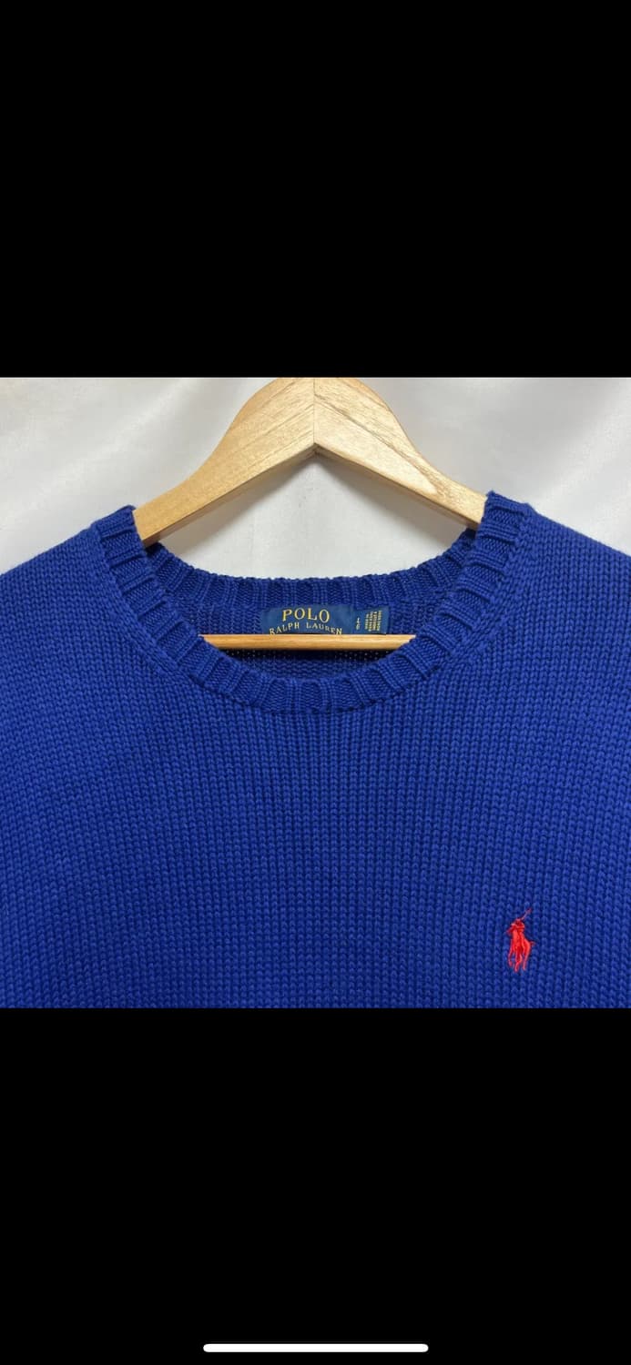 [정품/L] 폴로 랄프로렌 블루 레드포니 니트 상품이미지3
