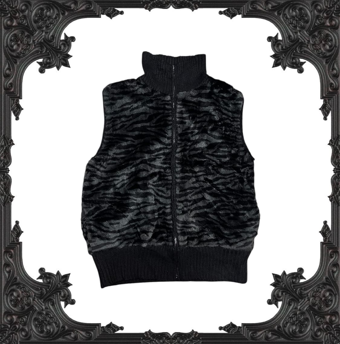 지브라 퍼 베스트 상품이미지1