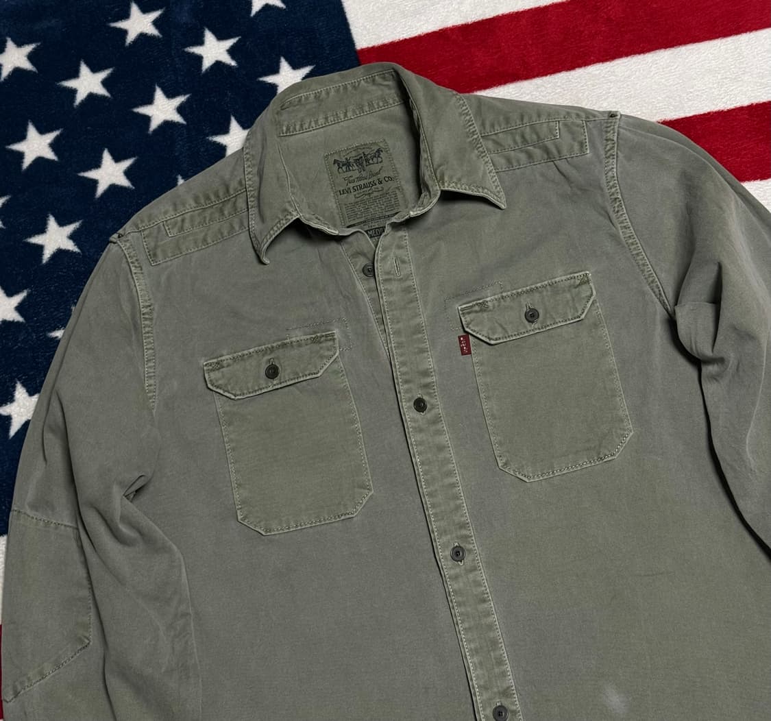 리바이스 밀리터리 헤비 코튼셔츠 Levi’s Vintage Shirt 상품이미지4