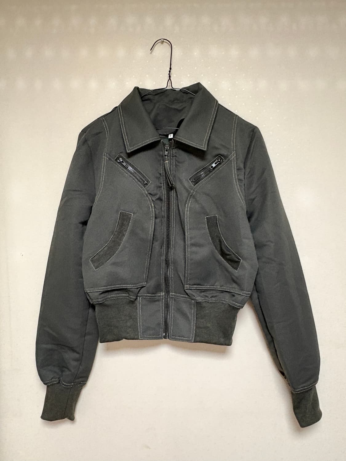 카키색 자켓 봄자켓 상품이미지1