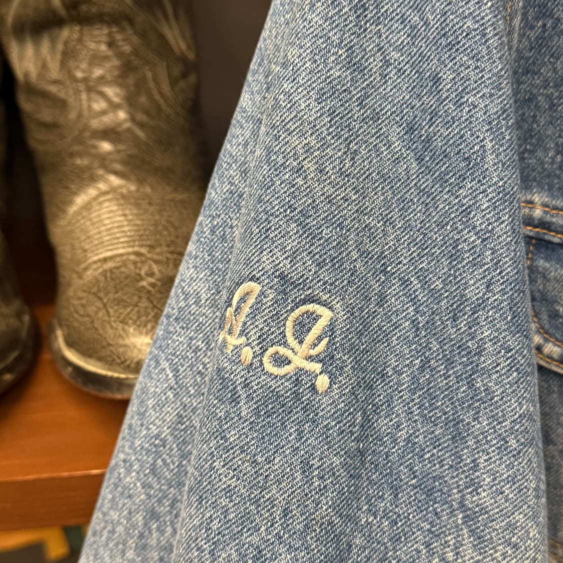 90s LEE 빈티지 리 101J 스톰 라이더 블랭킷 데님 자켓 N000 상품이미지8