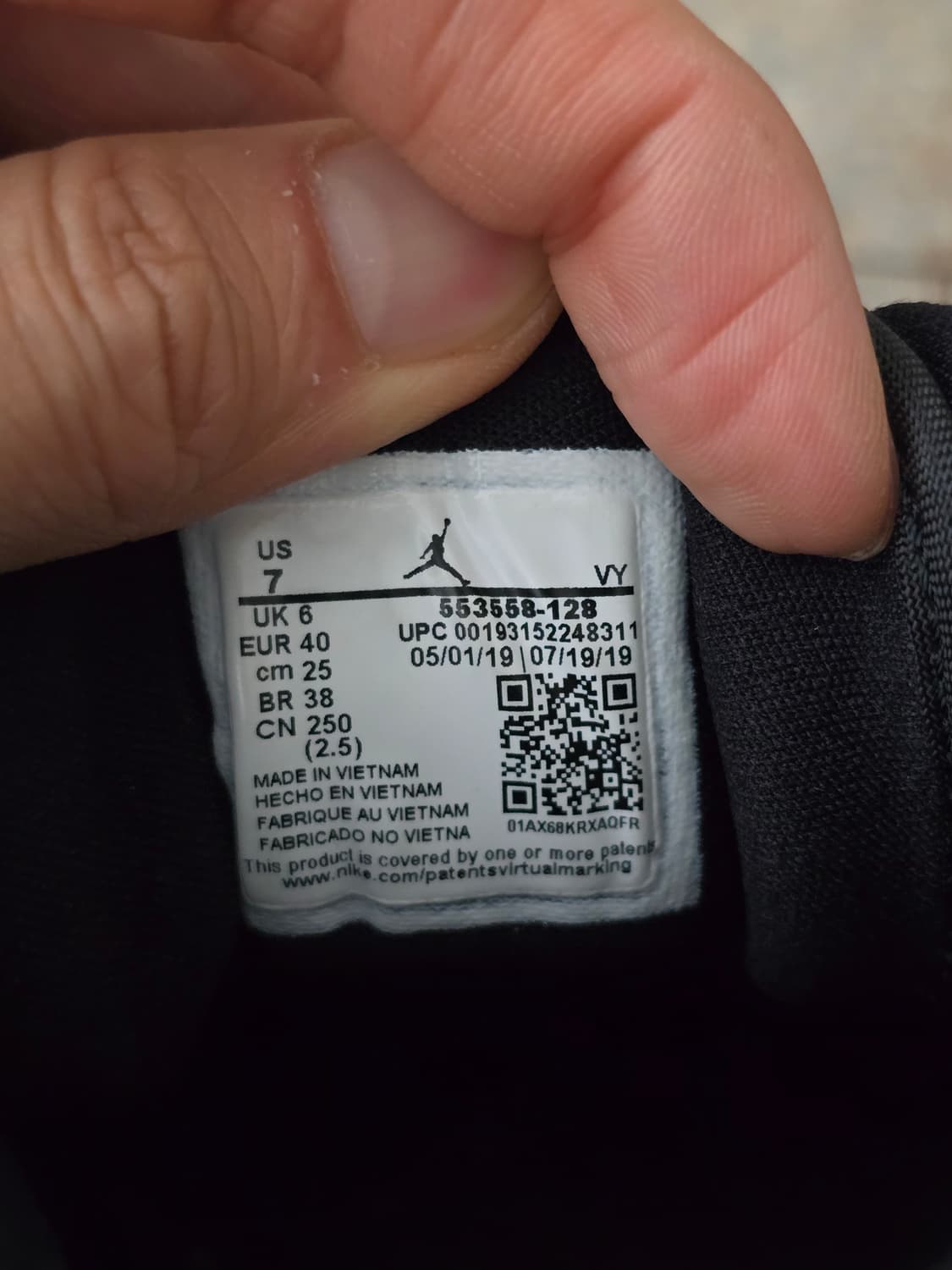 (250)나이키 조던 1 로우 쉐터드 백보드  상품이미지10