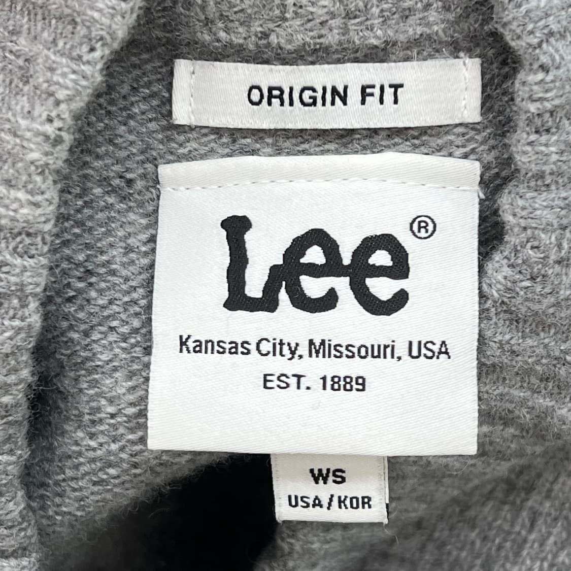 리 빅로고 니트 r3236 상품이미지5