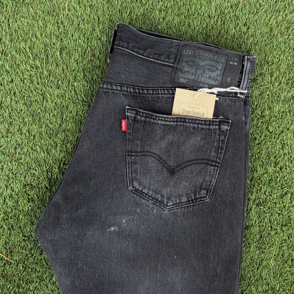 리바이스 501 스트레이트 블랙진 (36)   상품이미지1
