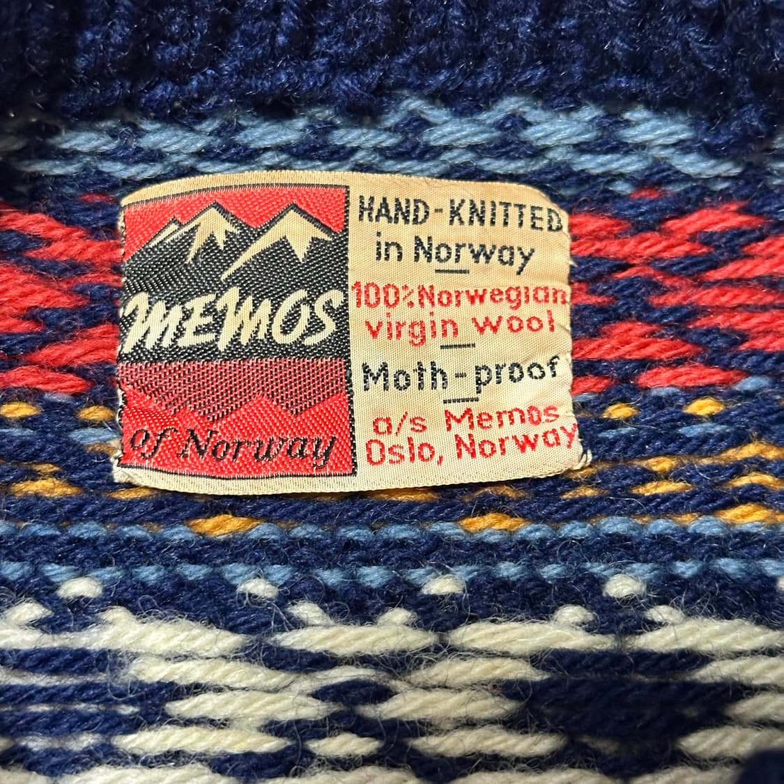 빈티지 노르웨이 페어아일 니트 상품이미지7