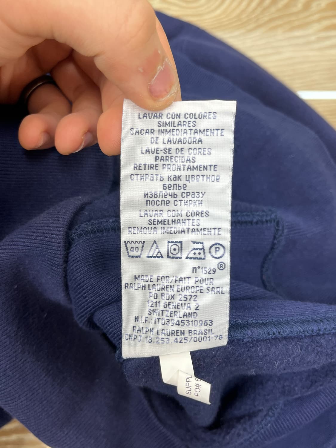 폴로 랄프 로렌 빅 포니 럭비 후드티 상품이미지9