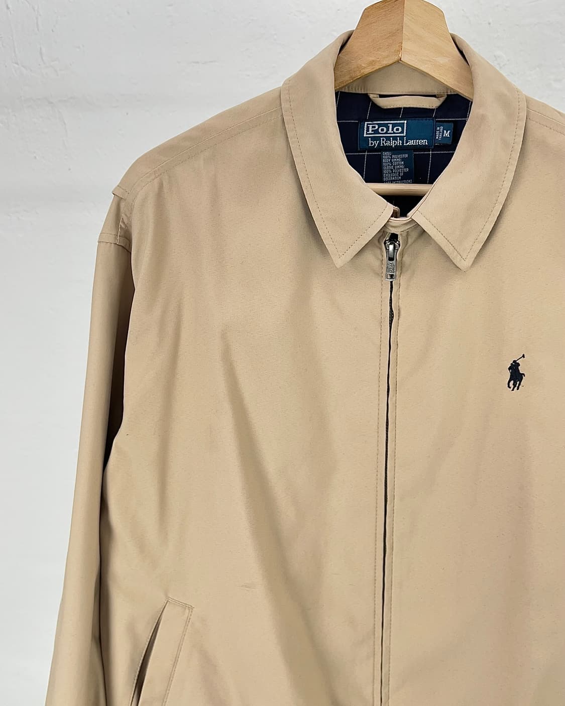 폴로 랄프로렌 베이지 폴리 쉘 퀼팅 스윙톱 자켓 상품이미지2