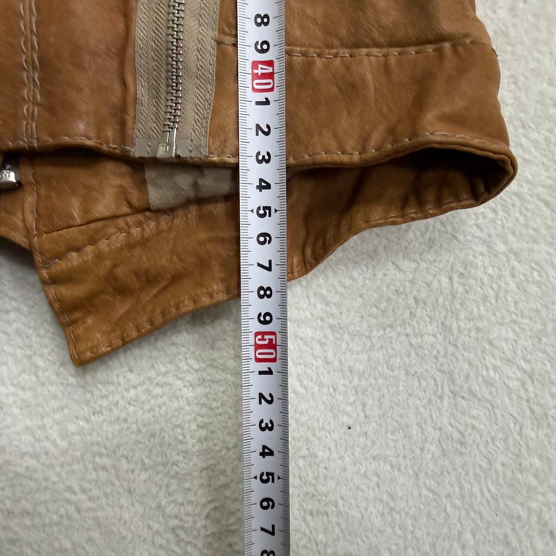 XS BCBGMAXAZRIA 가죽자켓 0424T 상품이미지6