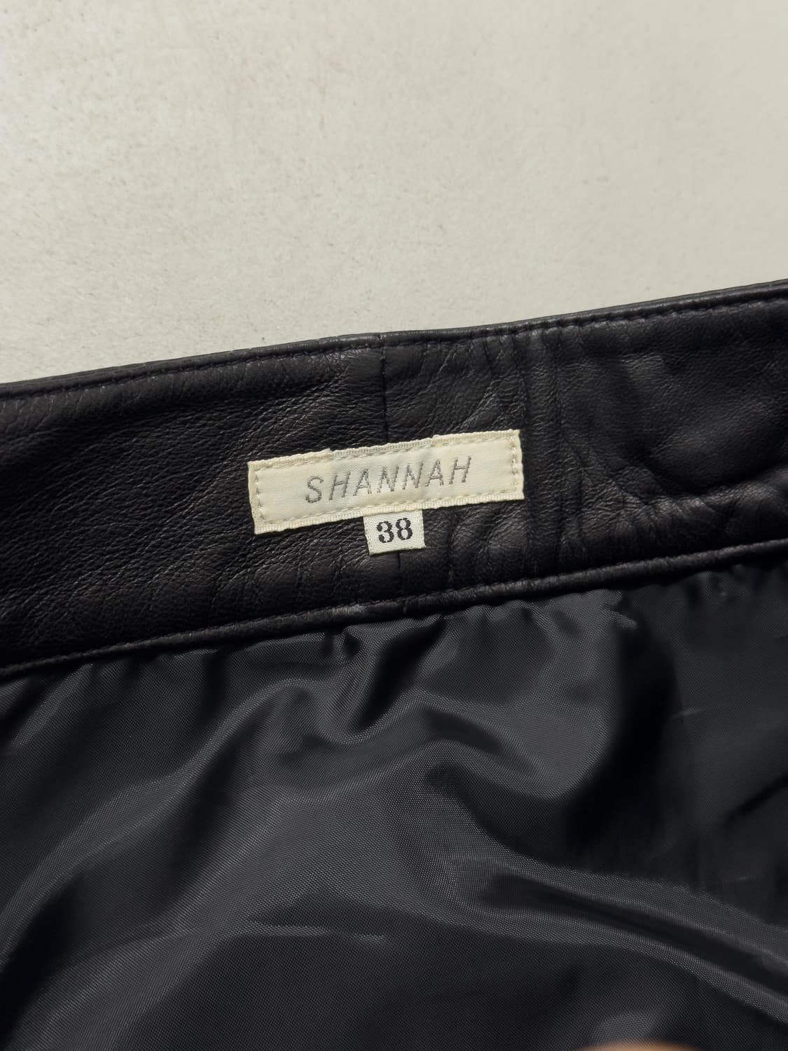 레더 스커트 상품이미지5