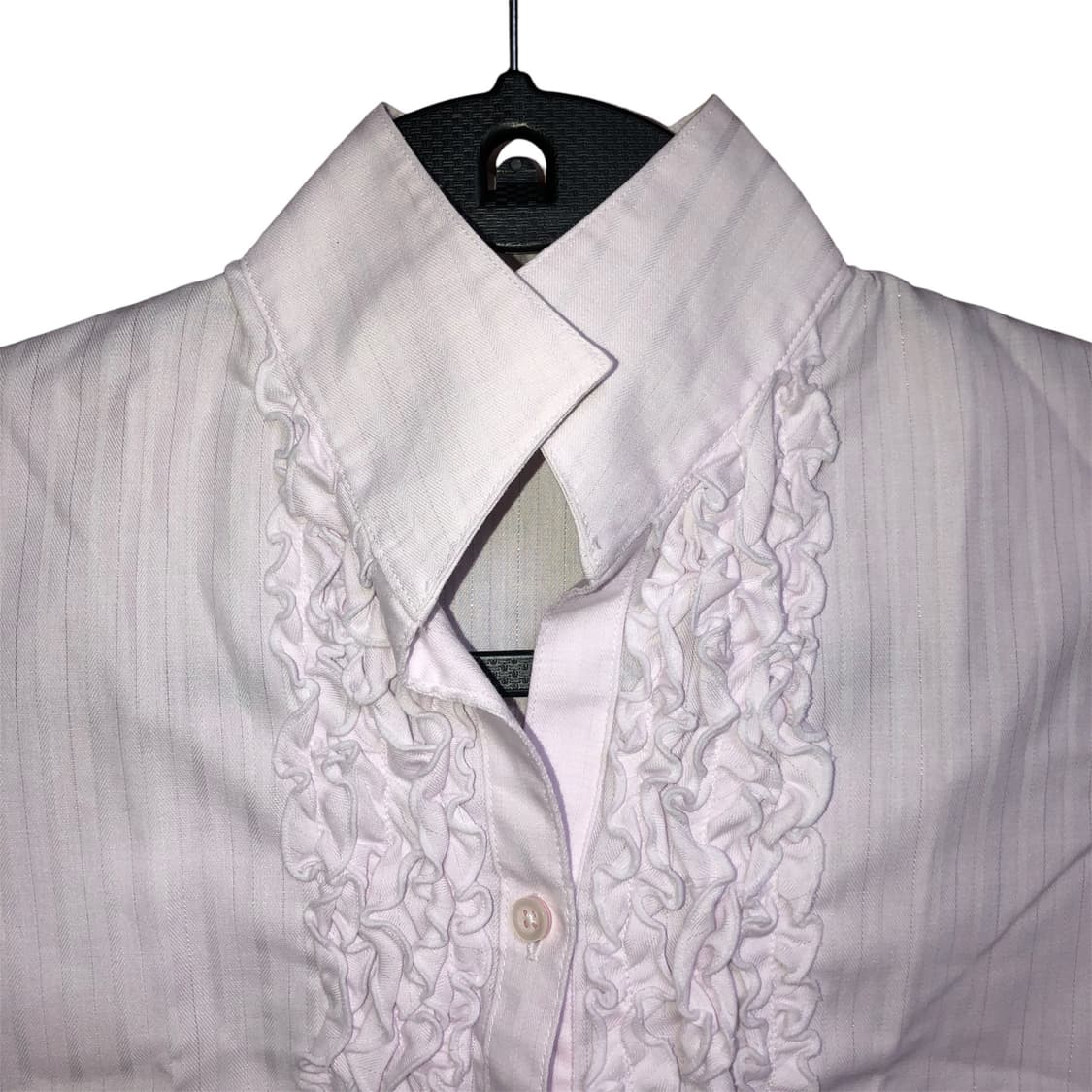 스프라이트 글리터 프릴 러플 셔츠 달천 갸루 긱시크 y2k 상품이미지4