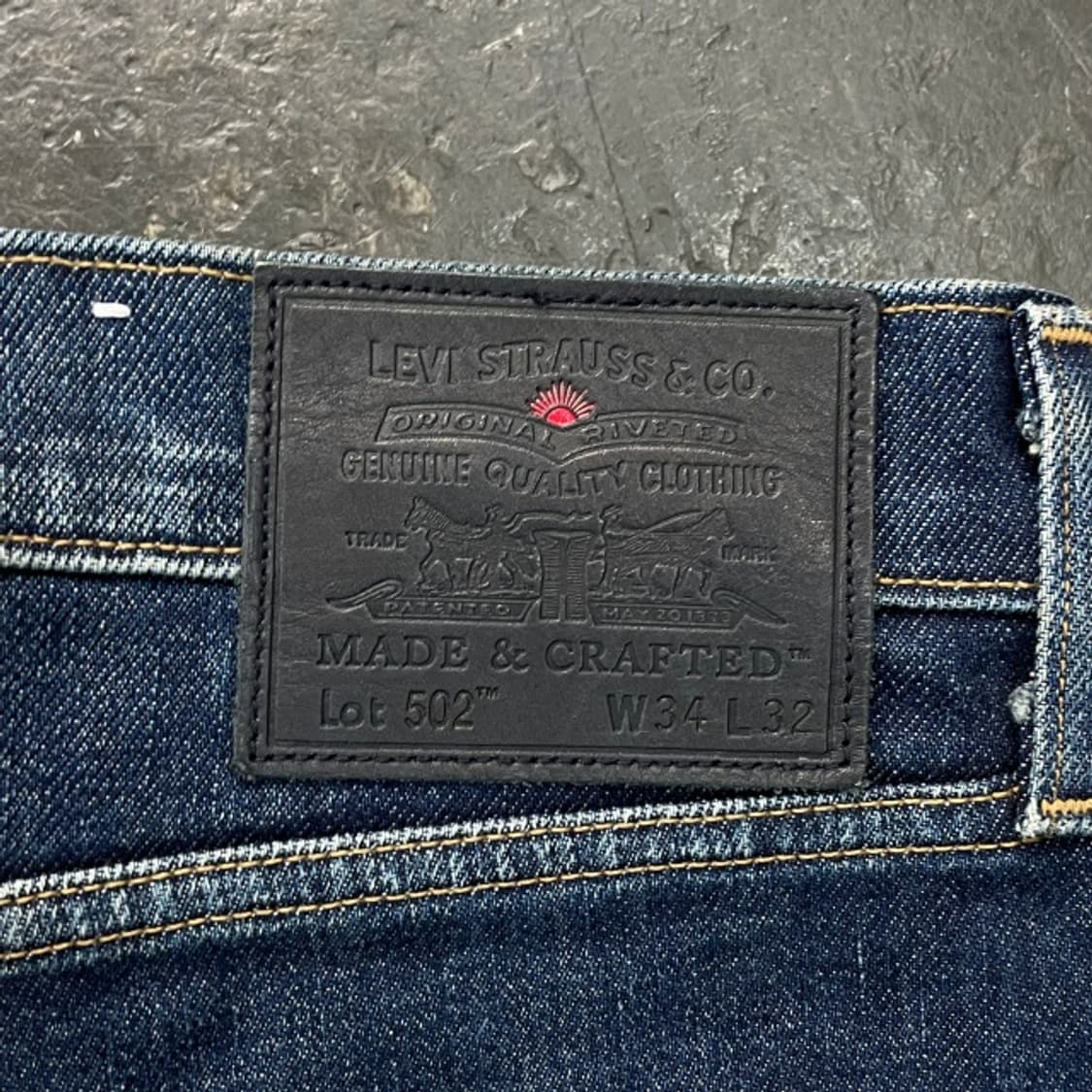 34 리바이스 502 MADE&CREAFTED 데님팬츠 상품이미지5