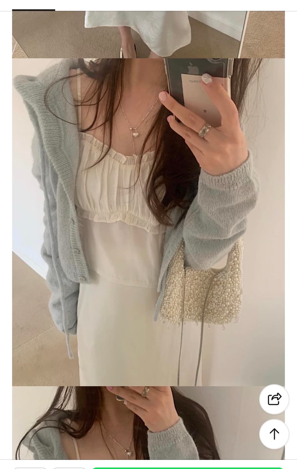 (새상품)🎀pyt 프리티영띵 마론 프릴 러블리 뷔스티에 상품이미지3