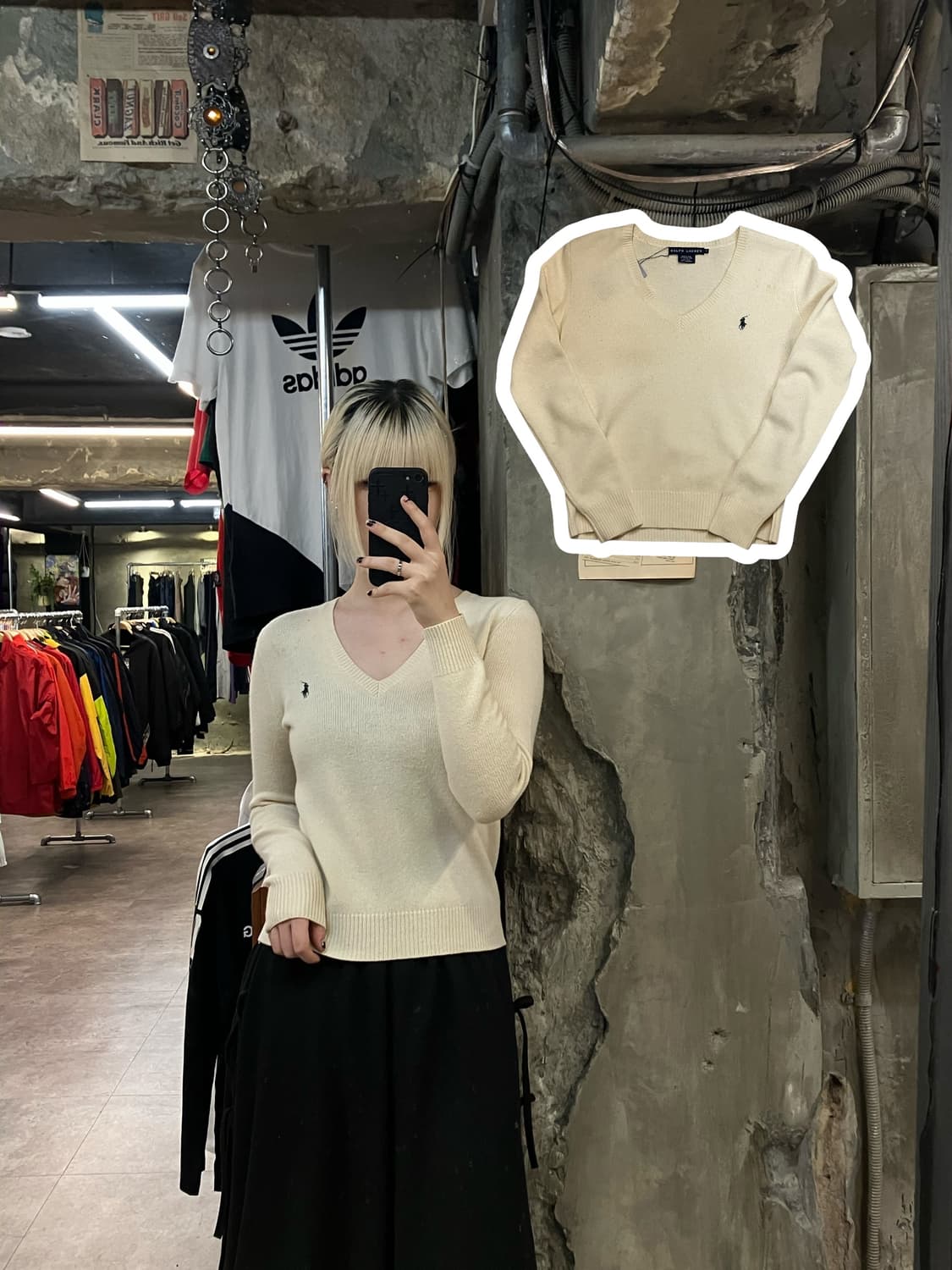 폴로 랄프로렌 니트 베이지 S #csz2013 상품이미지1