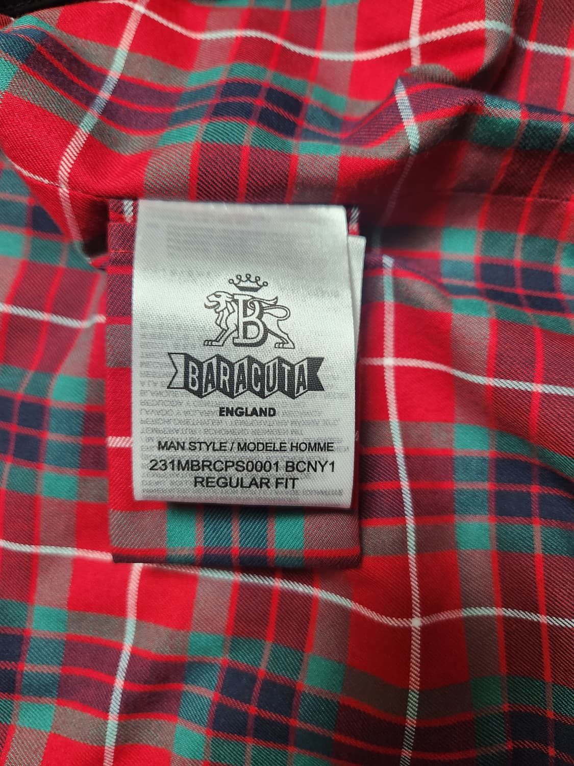 바라쿠타 G9 해링턴 자켓 블랙 42사이즈 상품이미지4