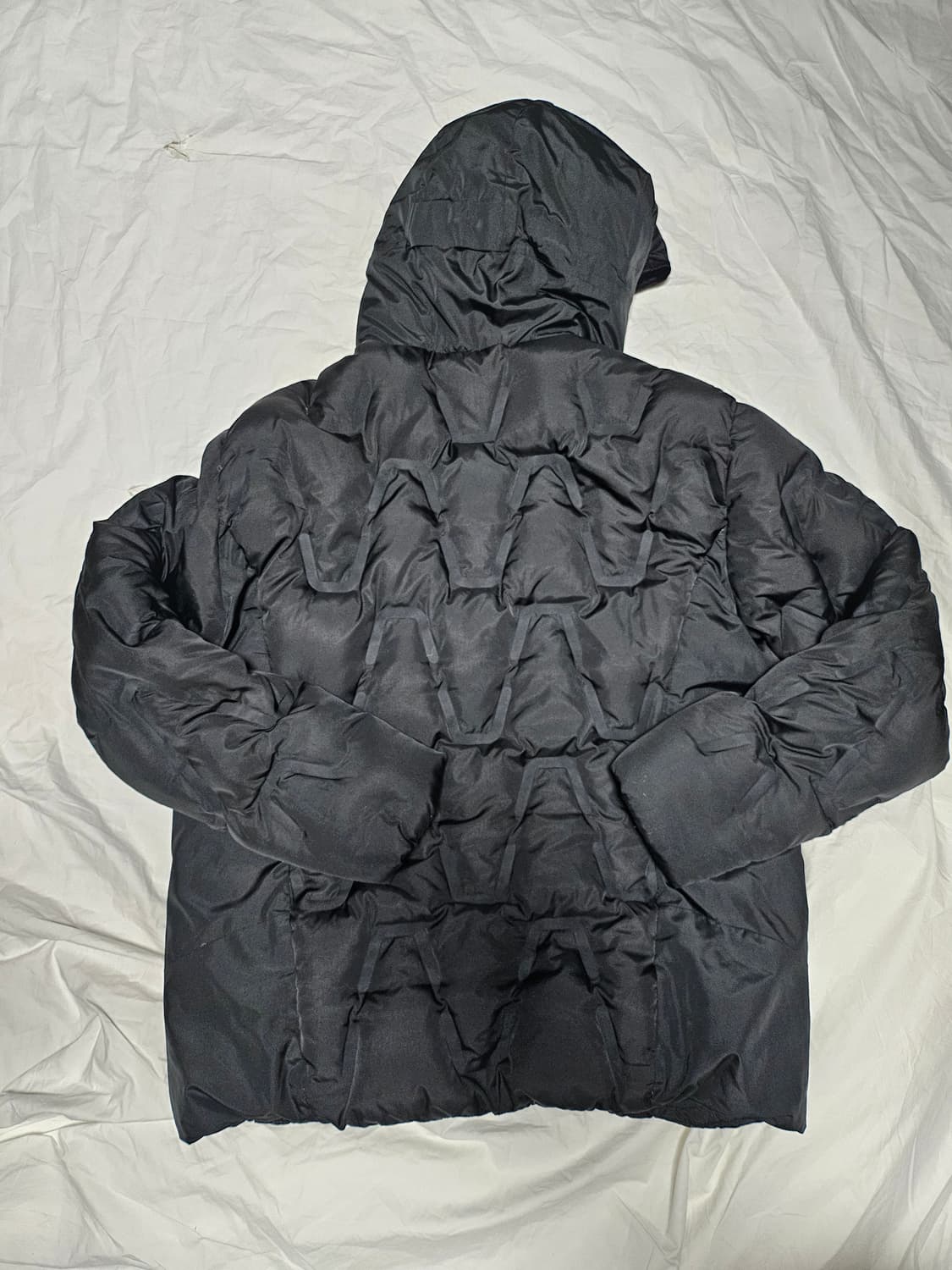 스파이더 덕다운 패딩 블랙 XXL 상품이미지2