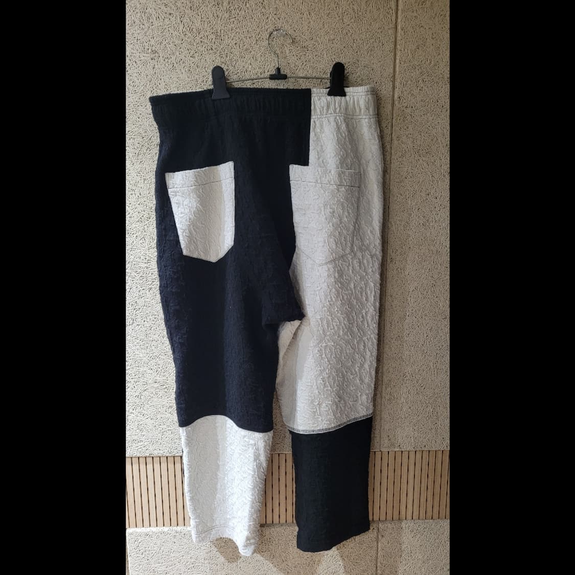 tom rebl 엠보싱 패치워크 바지 상품이미지2