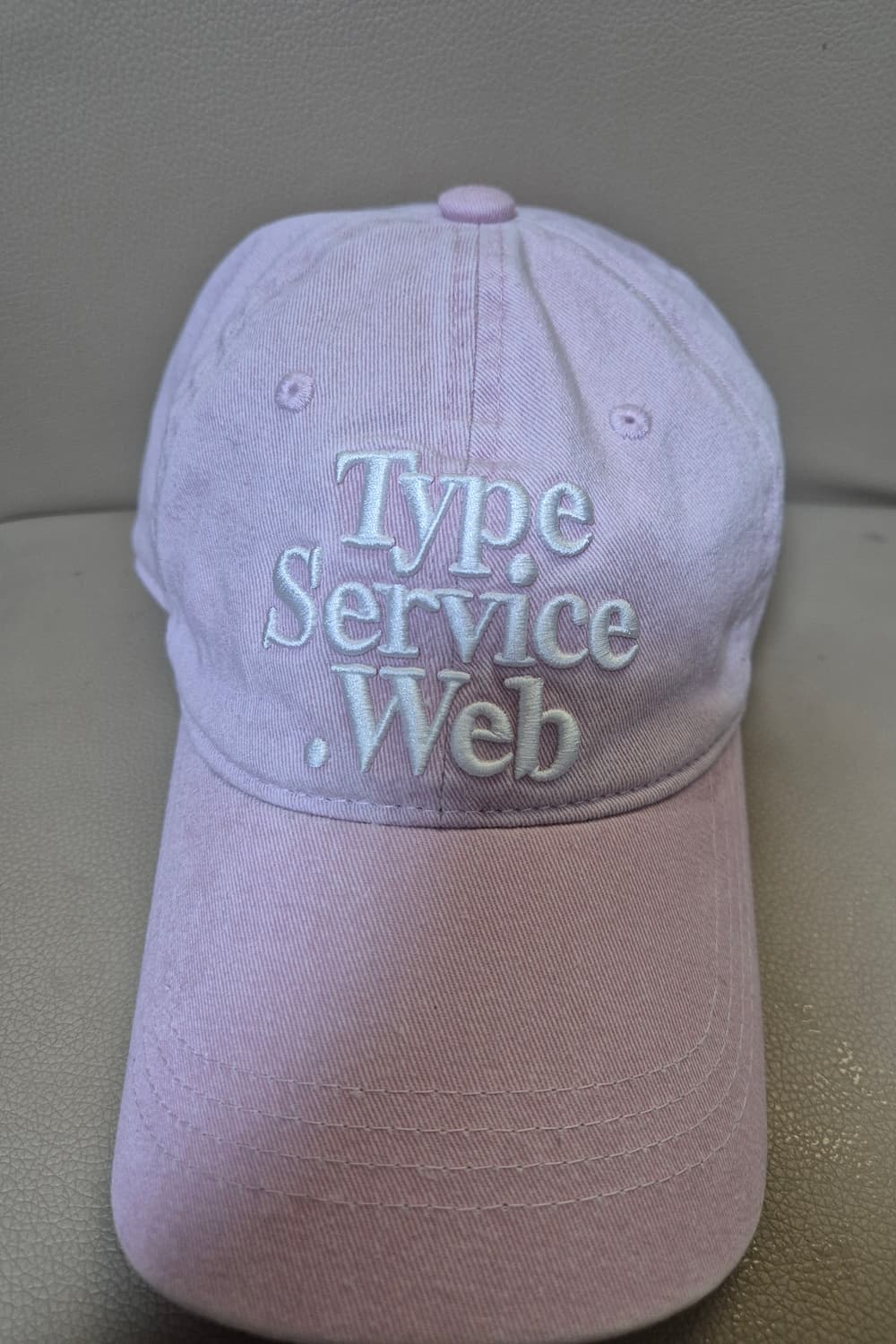 Type Service 타입서비스 핑크색 볼캡 상품이미지4