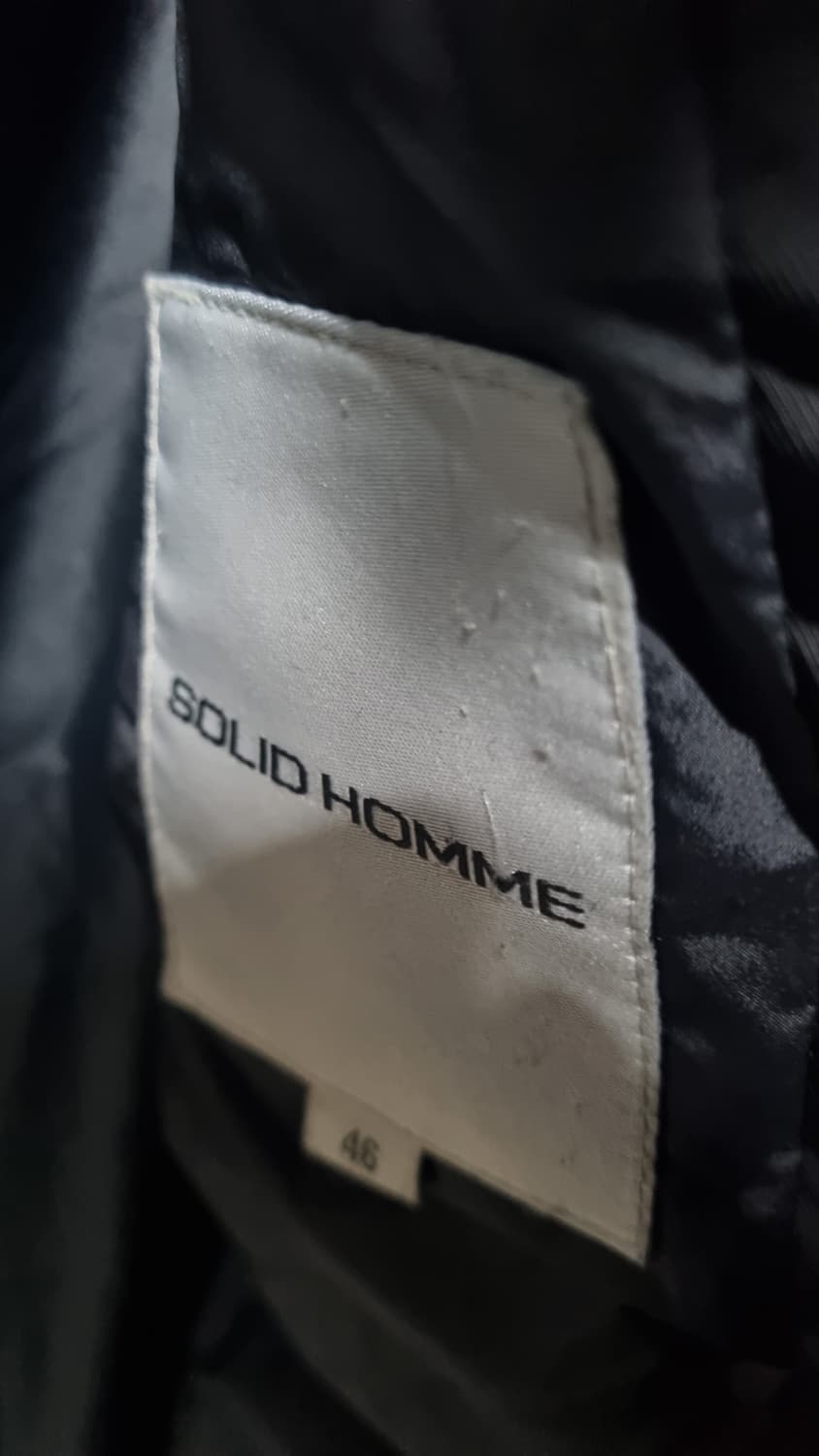 우 영 미 쏠리드옴므)) 거위솜털 람포지퍼 남성 패딩 95 상품이미지3