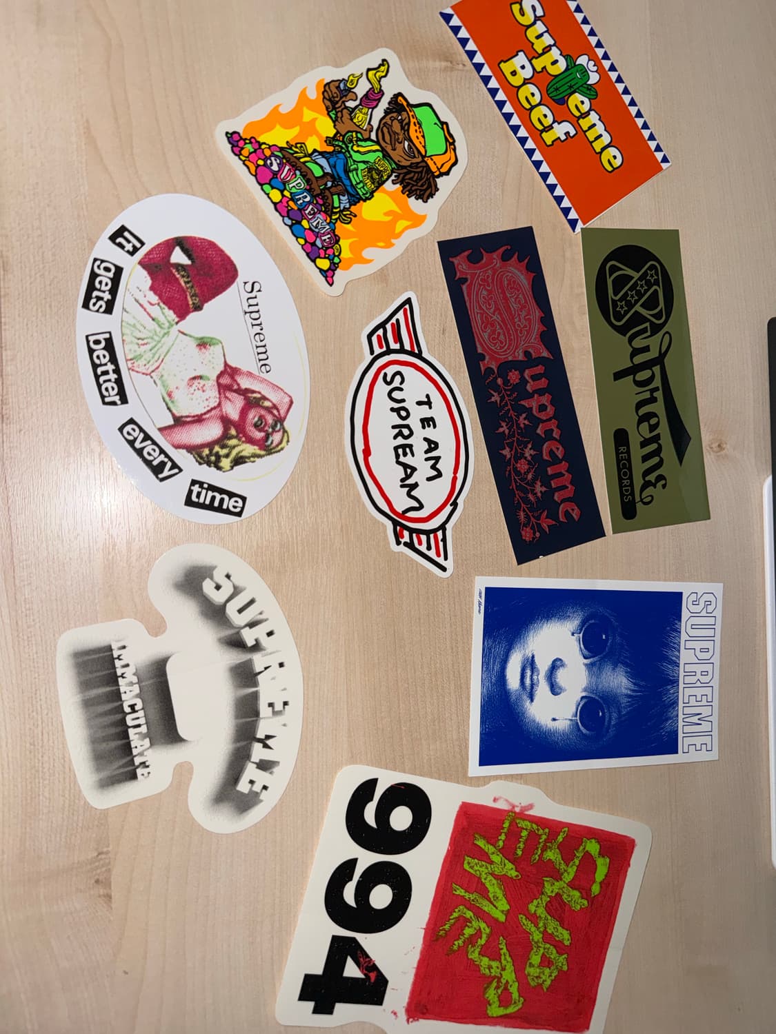 슈프림 스티커, 프리기프트 (정품,종류 진짜 완전 많음) 상품이미지2