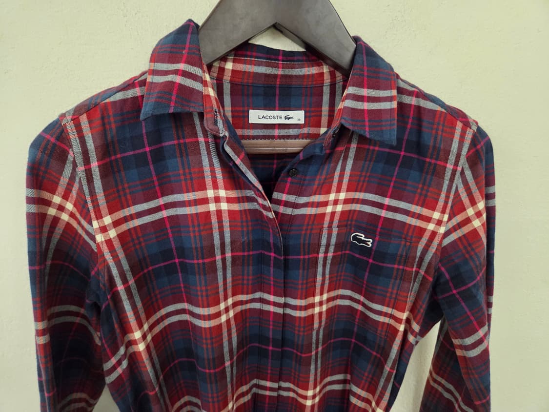 라코스테 체크 셔츠 원피스 38 상품이미지2