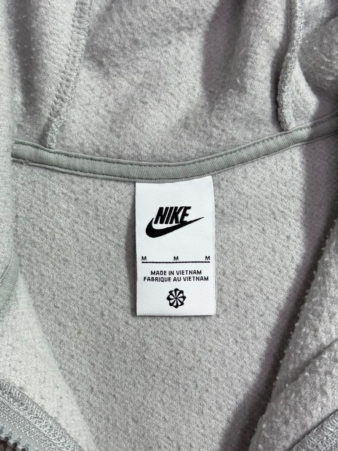 나이키 그레이 스우시 플리스 집업  상품이미지6