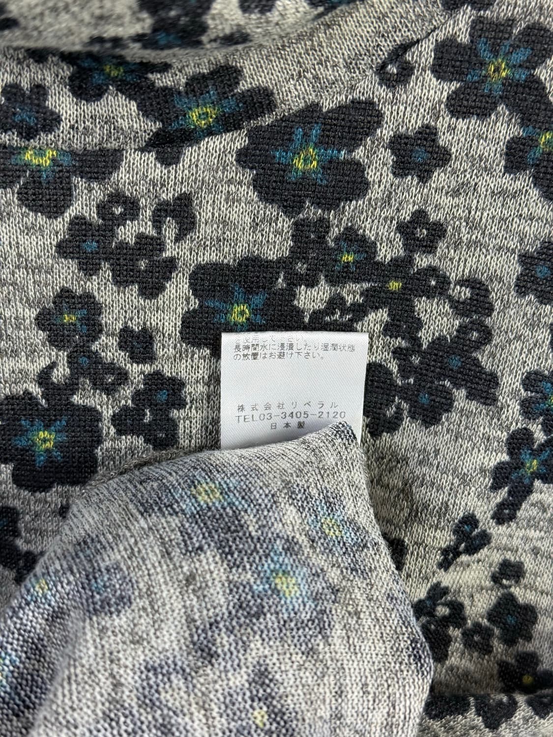 amo-amao-ama 플라워 터틀넥 탑 상품이미지6