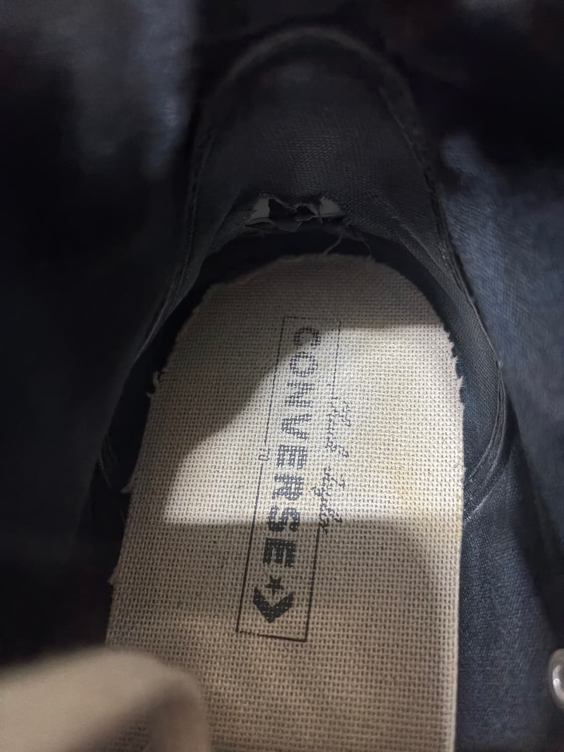 295)피오갓에센셜 컨버스 척하이 블랙 상품이미지9