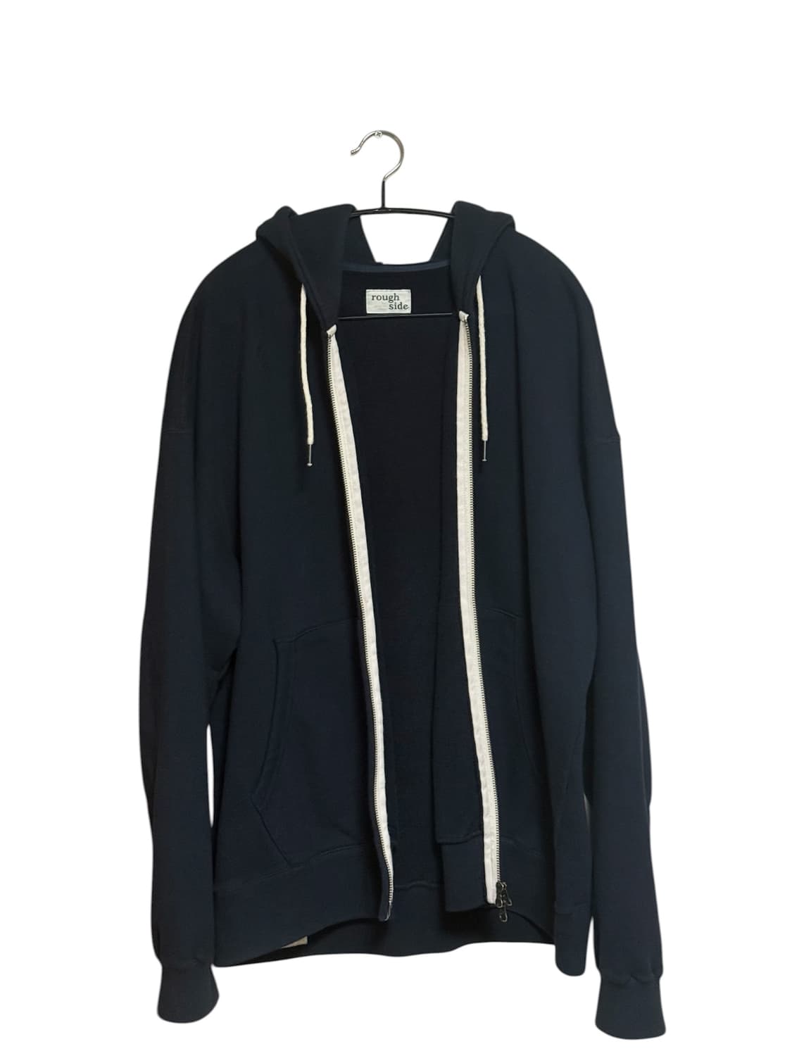 러프사이드 후드집업 3 size, Navy 상품이미지3