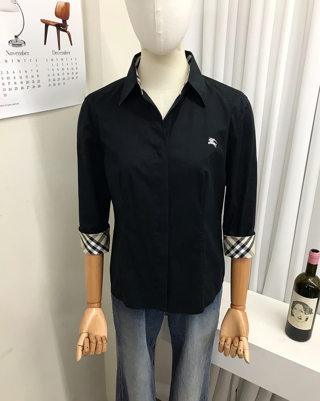 버버리 블랙 셔츠 상품이미지9