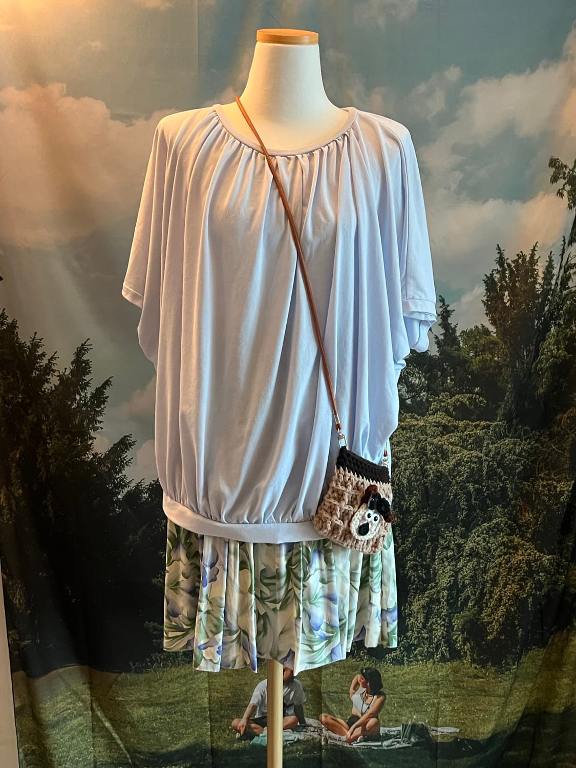 Blouse skirt set 상품이미지1