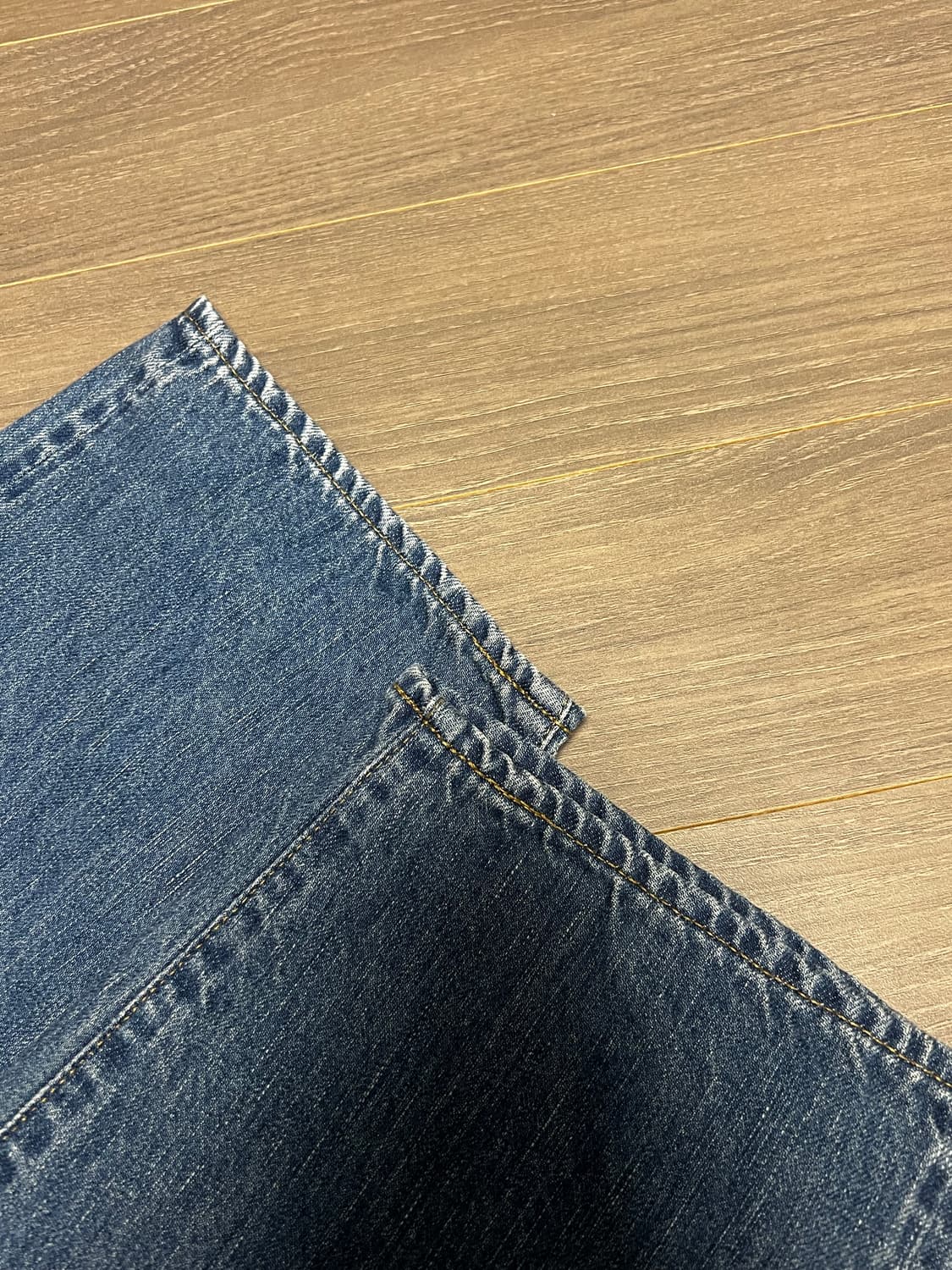 [34/27] 아프레쎄 워시드 빅E 데님(ap-4004) 팔아요 상품이미지5