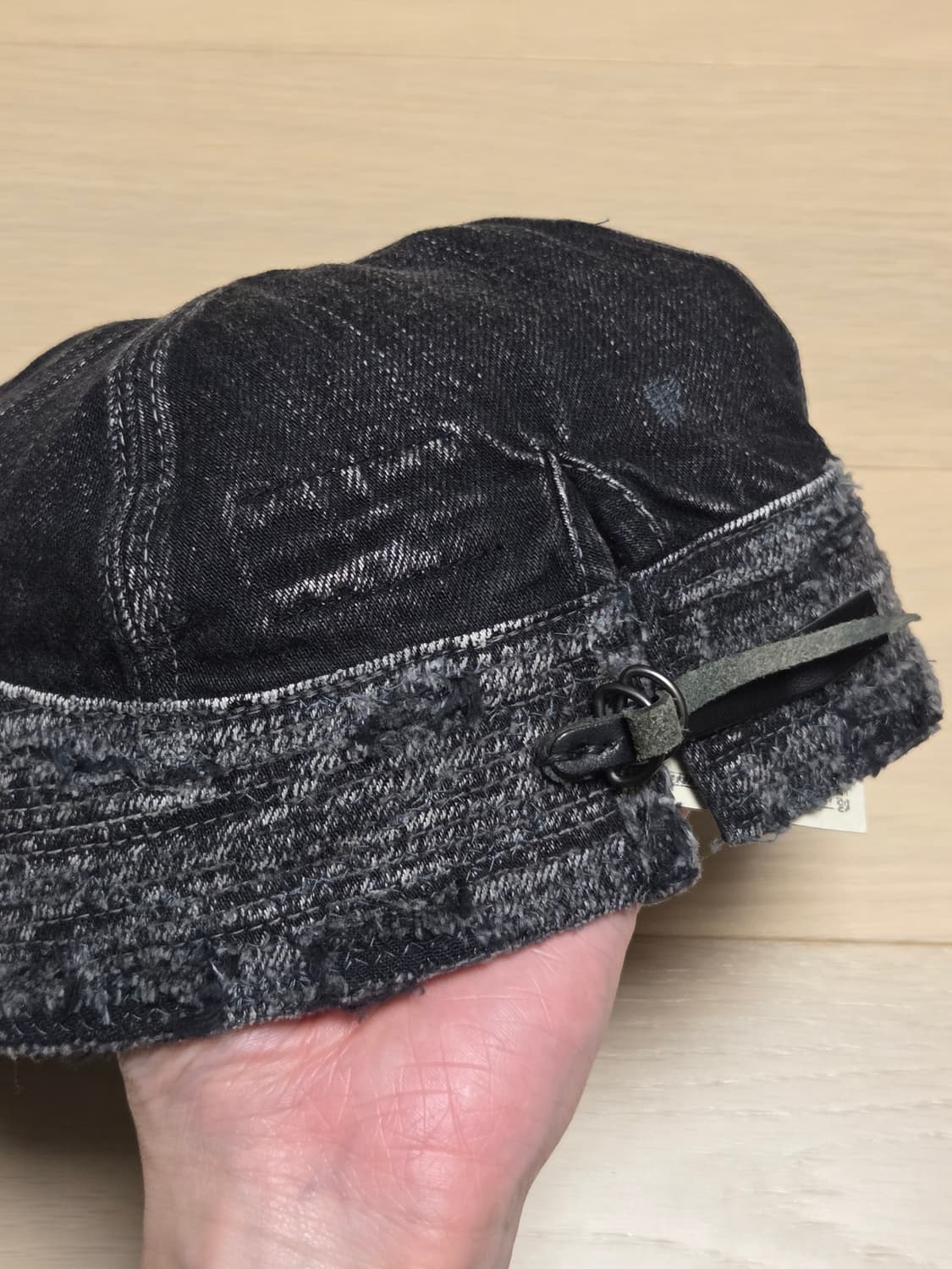 새상품) KAPITAL 캐피탈 노인과바다 보로 캡 블랙 상품이미지3