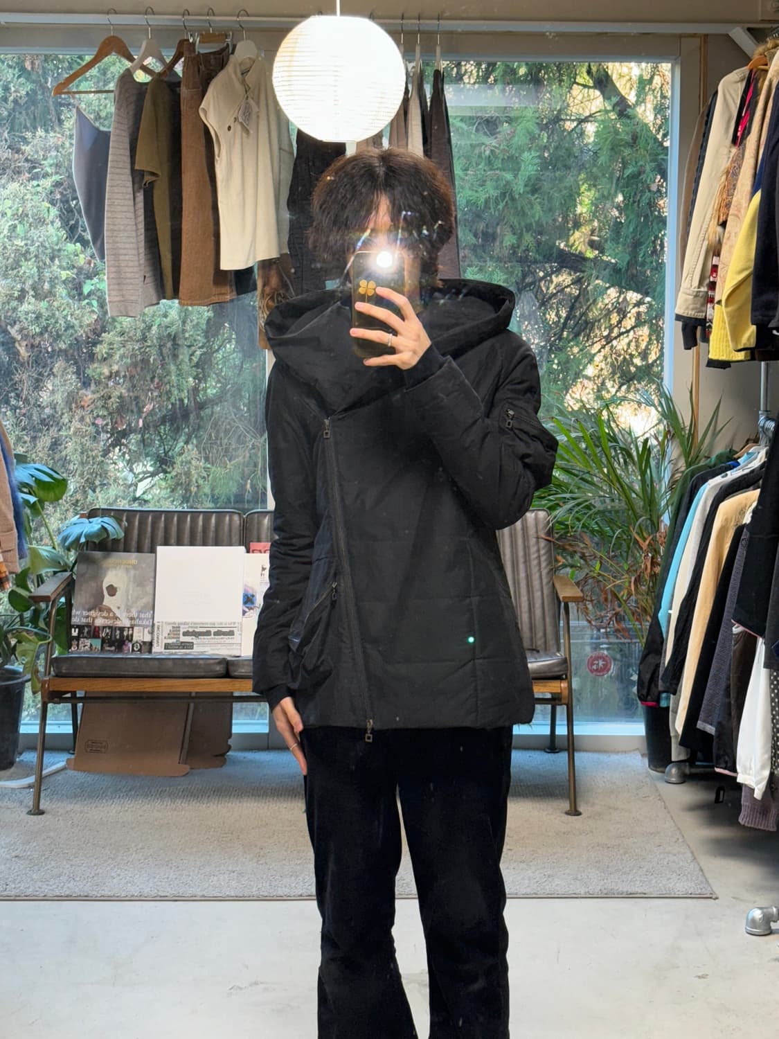 Sarah pacini 비대칭 패딩 상품이미지5