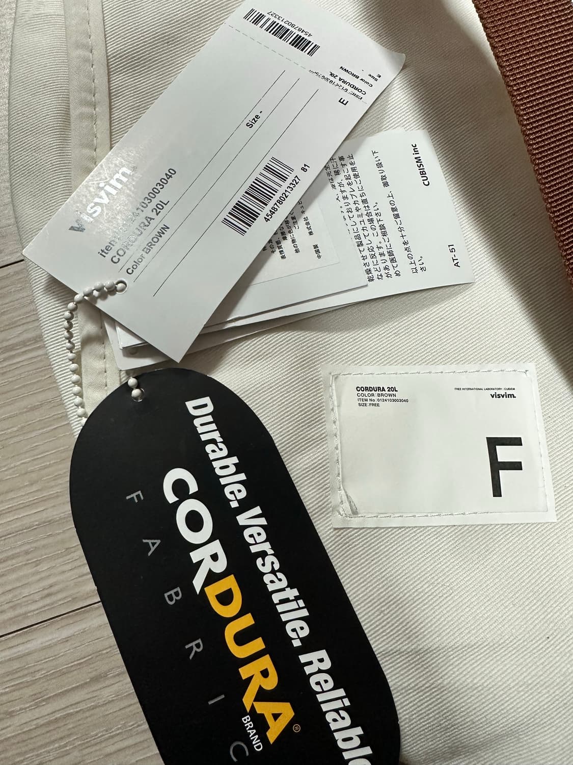 비즈빔 코듀라 20L 백팩 브라운 상품이미지5