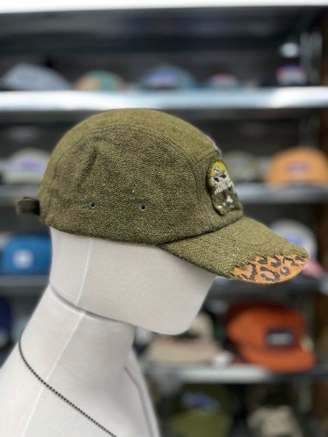 스타일 밀리터리 스컬 군모 상품이미지5