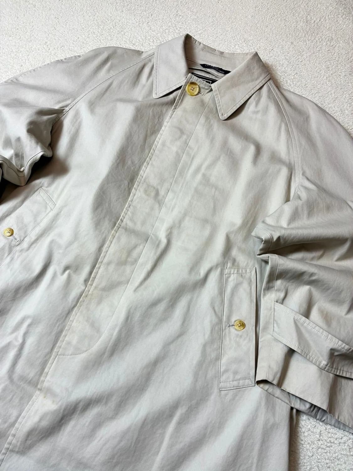 폴로 랄프로렌 00's 재팬 오버 싱글 트렌치 코트 PN7535 상품이미지2