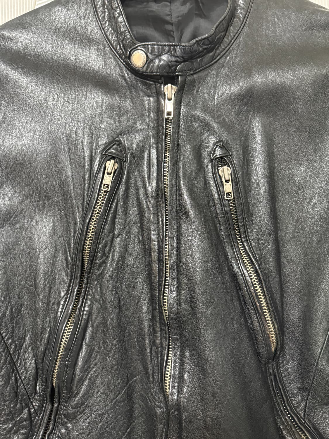 램스킨 빈티지 레더자켓 상품이미지6