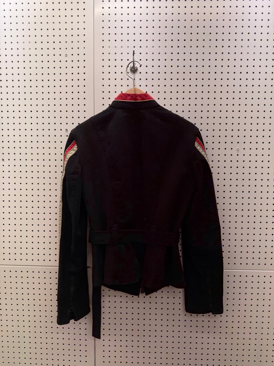 아르마니 익스체인지 아타이브 벨티드 크롭 바이커 자켓 U316 상품이미지3