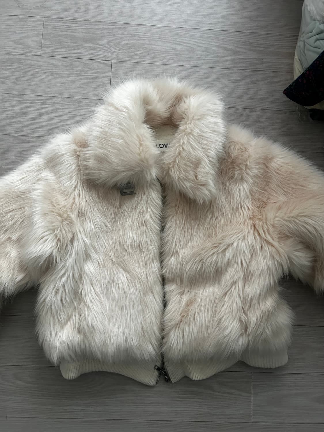 글로니 리반 퍼자켓 아이보리 상품이미지2