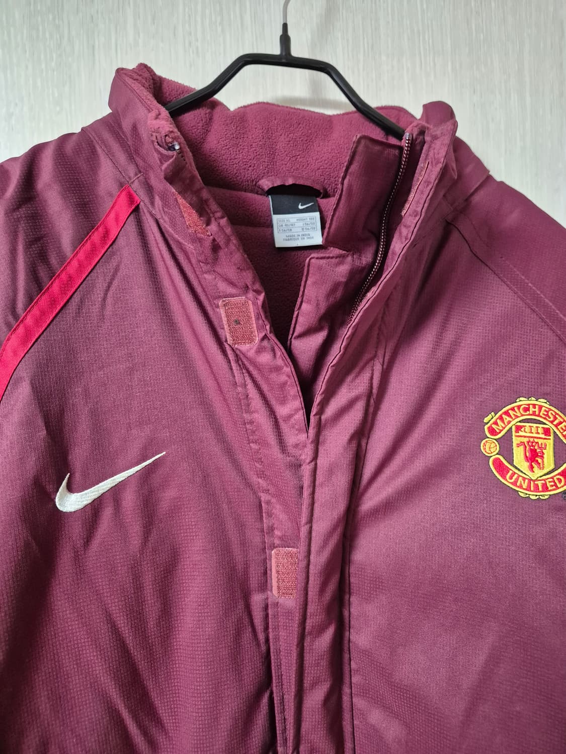 나이키 맨체스터 유나이티드 패딩 점퍼 XL 맨유 기모점퍼 상품이미지5