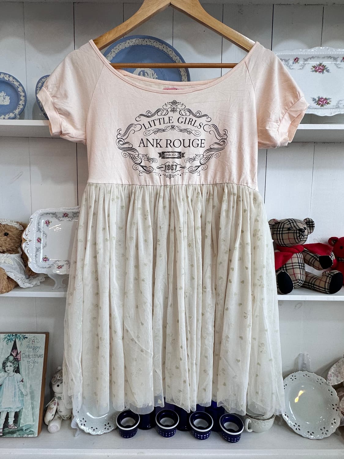 앙크루즈 쉬폰 레이어드 원피스 상품이미지1