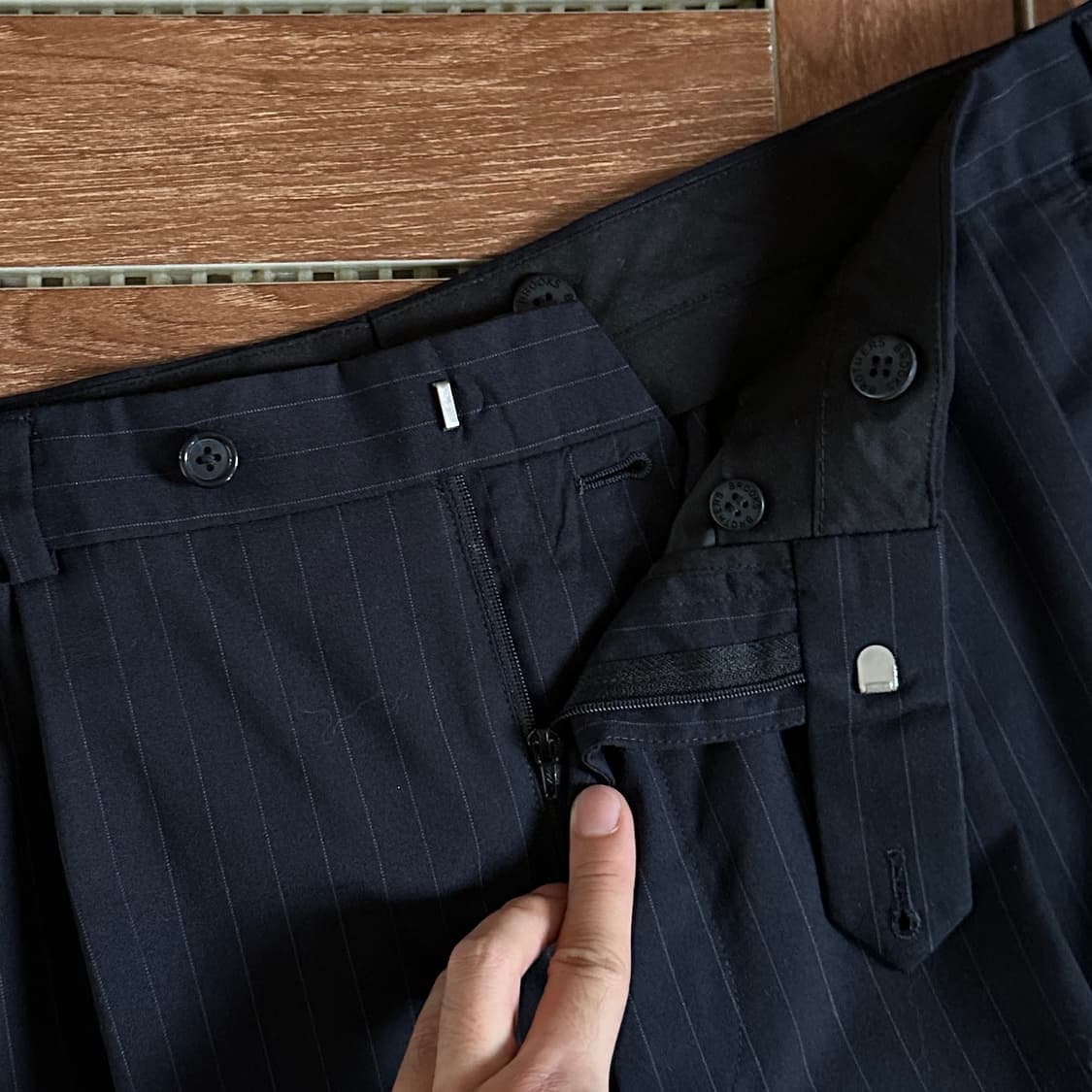 Brooks brothers stripe wool slacks 상품이미지3