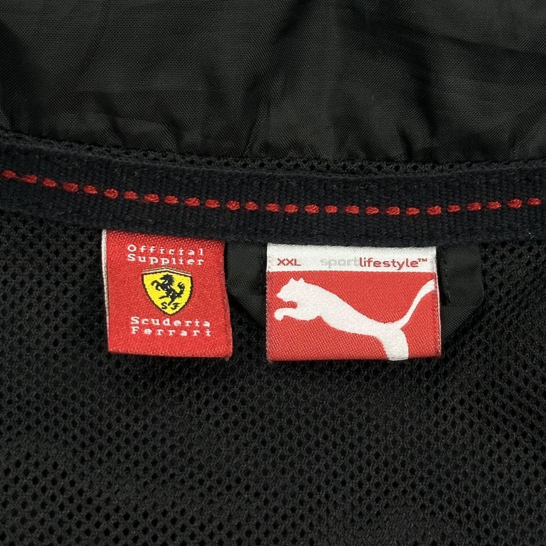 푸마 F1 페라리 블랙 바람막이 자켓 (XXL) 상품이미지5