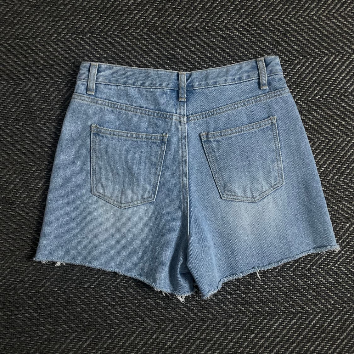 빈티지 우먼스 커팅 데님 숏 팬츠o 3509 상품이미지3