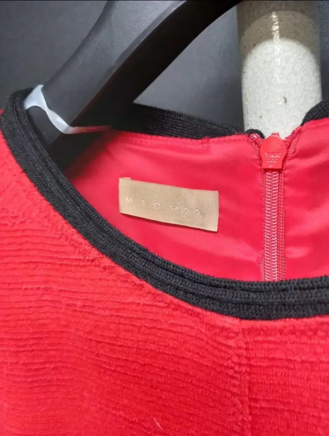 미샤 MICHAA 얇은 트위드 맥시 롱 원피스 55 상품이미지9