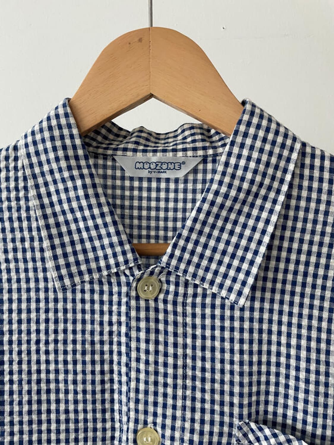 vtg summer check shirt 상품이미지6