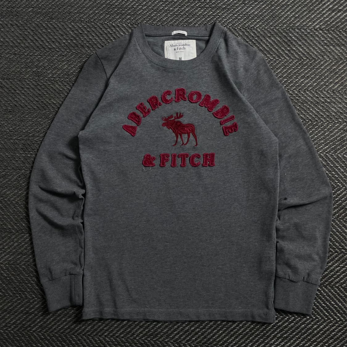아베크롬비 y2k 무스 빅로고 롱슬리브y 4147 상품이미지2