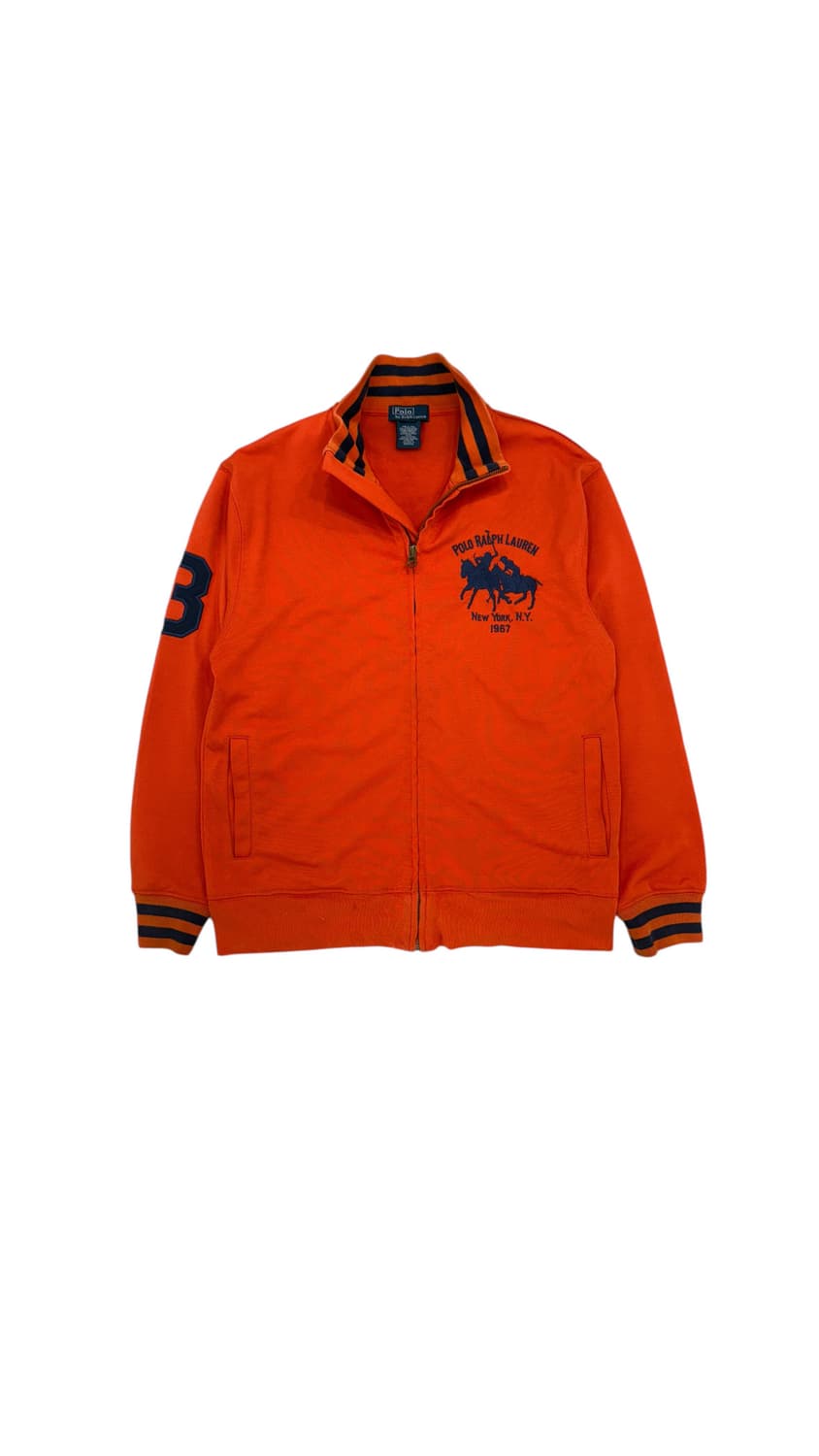 폴로 더블포니 트랙탑 져지 주황 상품이미지1