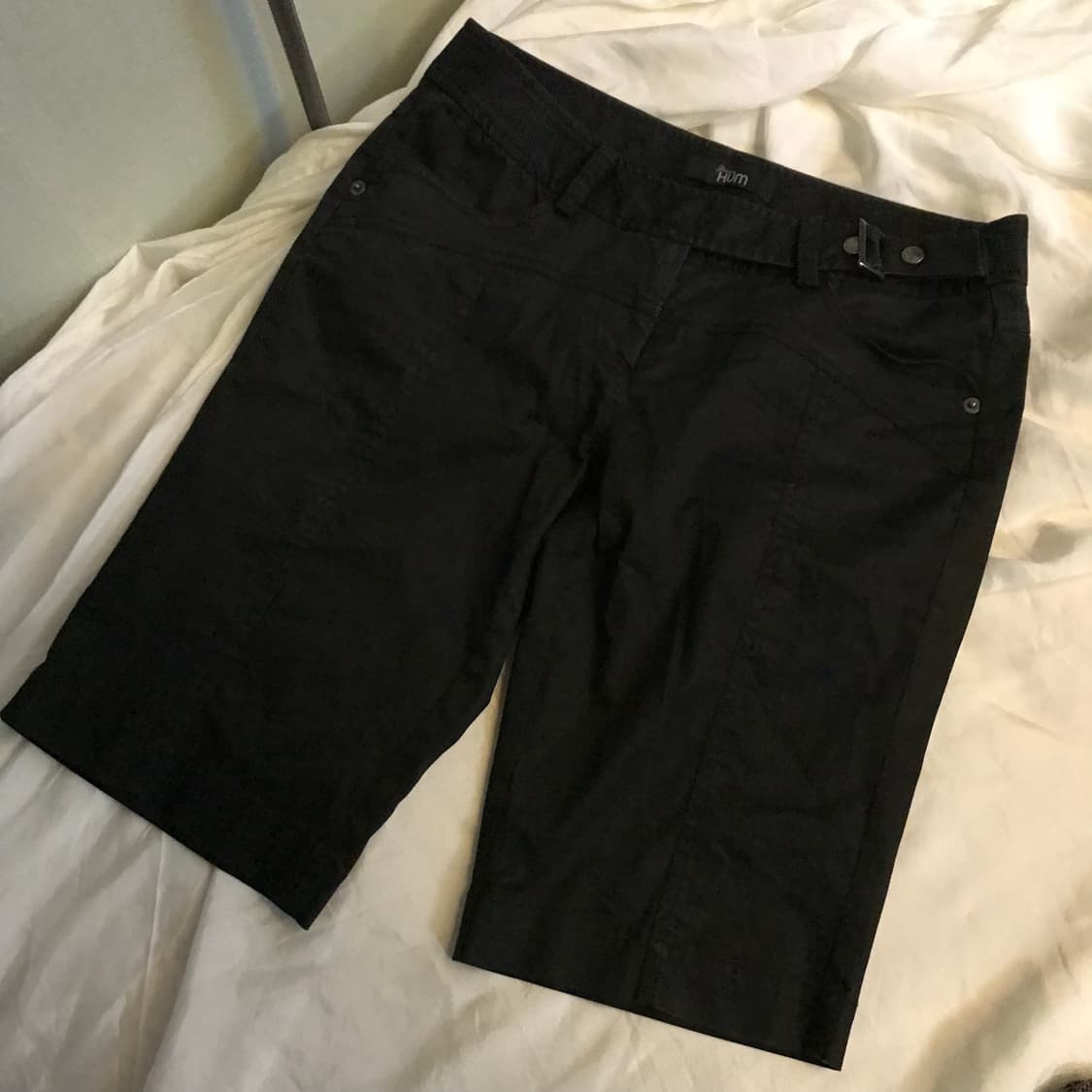 Vintage 프레피 로우 5부 카프리 팬츠 상품이미지1