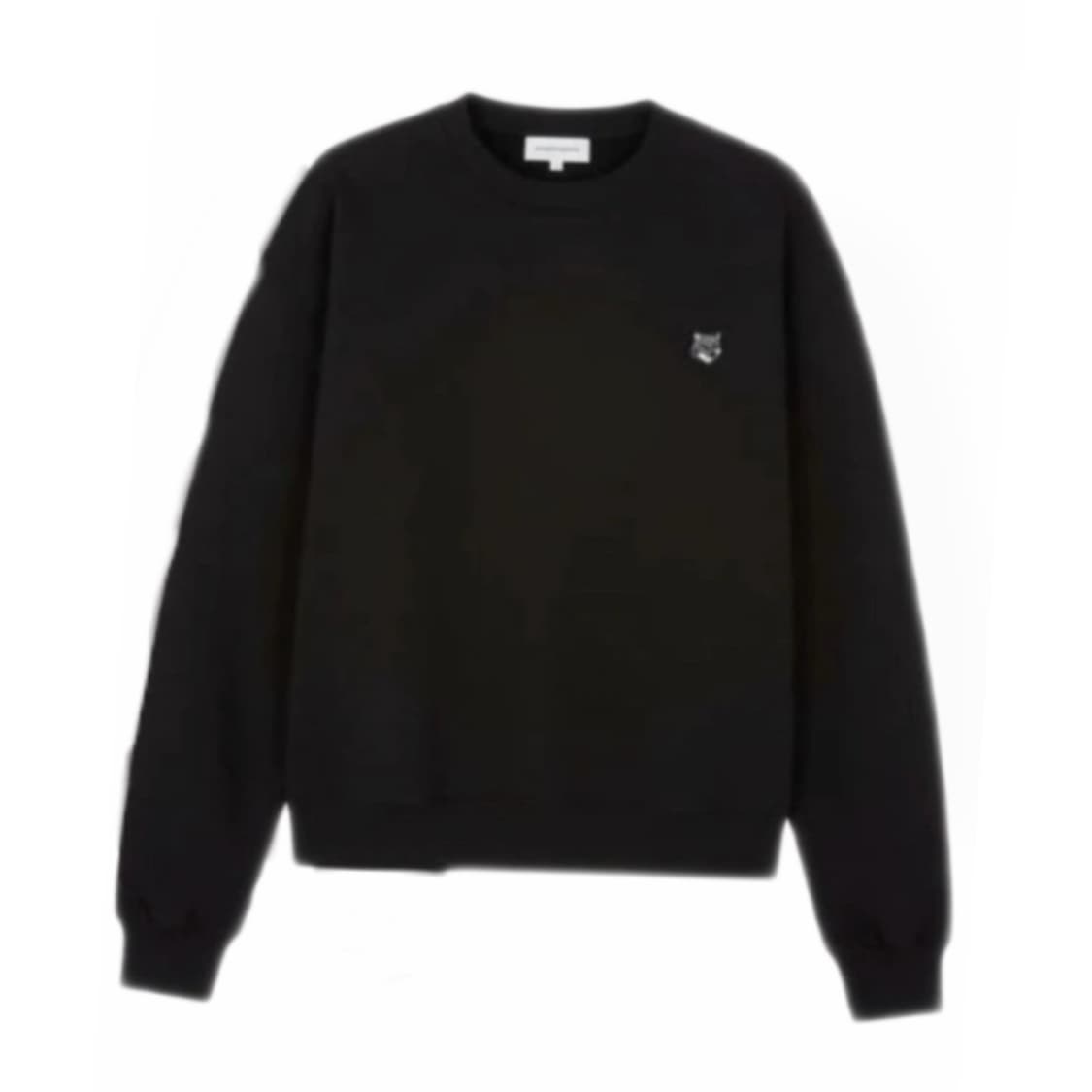 🦊[정품/새상품]메종키츠네 폭스 패치 블랙 맨투맨🦊 상품이미지1